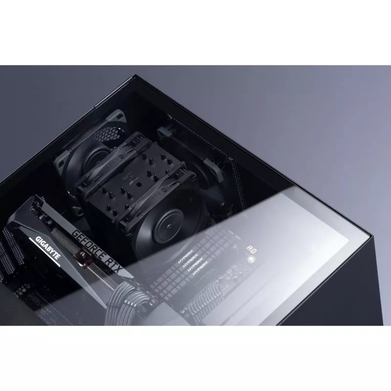 CPU dzesētājs Noctua NH-U12A CHROMAX.BLACK – 120 mm divi ventilatori, 158 mm augstums, LGA 1200, 2000 RPM