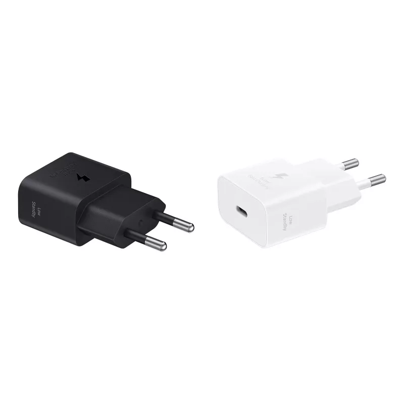 Samsung EP-T2510 universāls melns USB ātrās uzlādes lādētājs iekštelpām