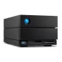 Ārējais RAID disku masīvs LaCie 2big Dock STLG16000400 16 TB (2x 8 TB HDD), Thunderbolt 3, USB 3.2 Gen 2, melnā krāsā