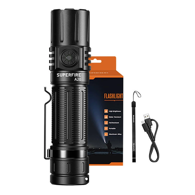 Rokas LED lukturis Superfire A20 — 1700 lm, 300 m
