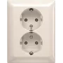 BUSCH JAEGER BJ 202 EUJ-914 SCHUKO® Divkāršā kontaktligzda ar pilno rāmi