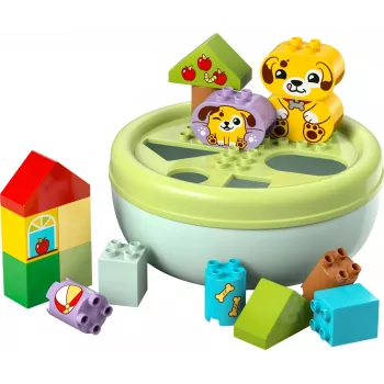 Konstruktors LEGO DUPLO Formu šķirotājs Kucēna māja 10441, 17 gab., vecumam no 1½ līdz 5 gadiem
