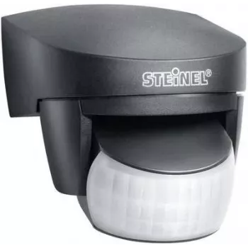 Kustības sensors Steinel 608811 — PIR klātbūtnes detektors, melns, IP54