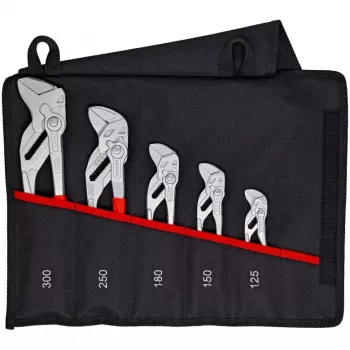 KNIPEX 5 knaibles-atslēgu komplekts 125/150/180/250/300 mm