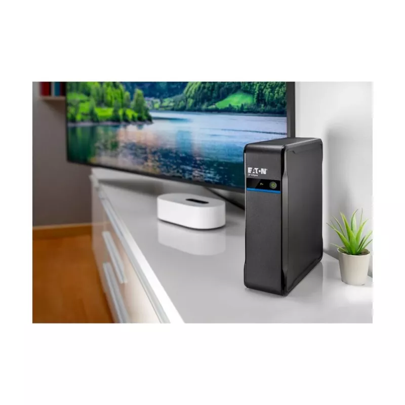 Nepārtrauktās barošanas avots Eaton 3P Ellipse 0.7 kVA (420 W), Standby, 4 AC kontaktligzdas, 7 Ah akumulators, Tornis, Melns