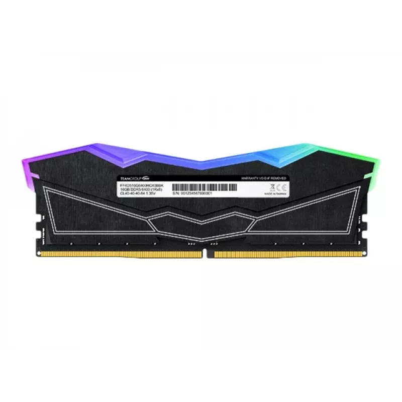 Atmiņas komplekts DIMM 32 GB DDR5-6000 (2x 16 GB), Melns, Delta RGB, Intel XMP