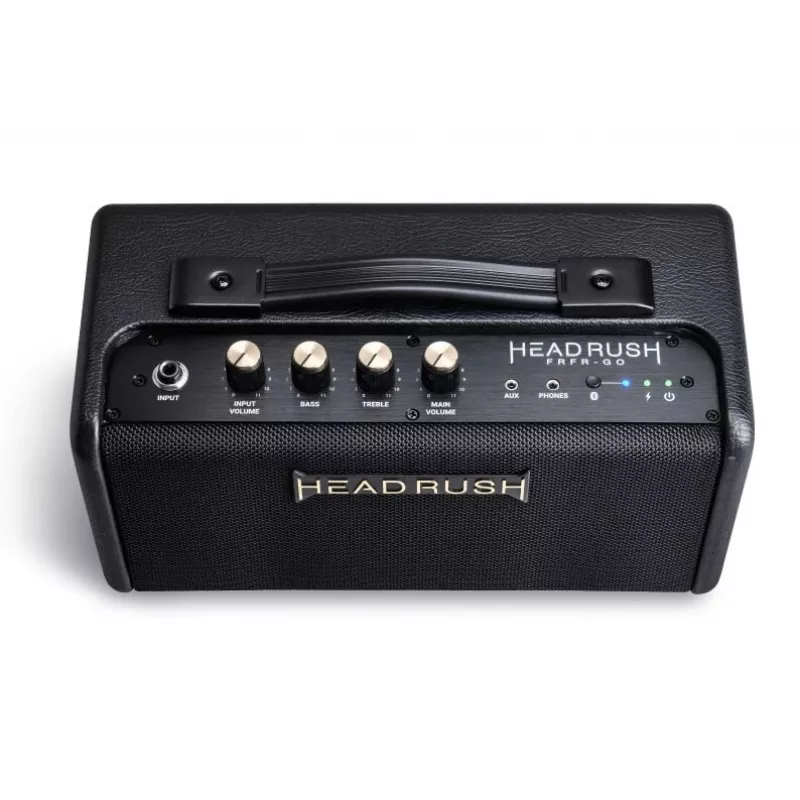 Portatīvais FRFR ģitāras pastiprinātājs HEADRUSH FRFR-GO, 65W, pilna diapazona, baterija/tīkls