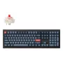 Mehāniskā pilnizmēra tastatūra Keychron V6 Max — RF Bezvadu + Bluetooth, RGB fona apgaismojums, Melna/Pelēka