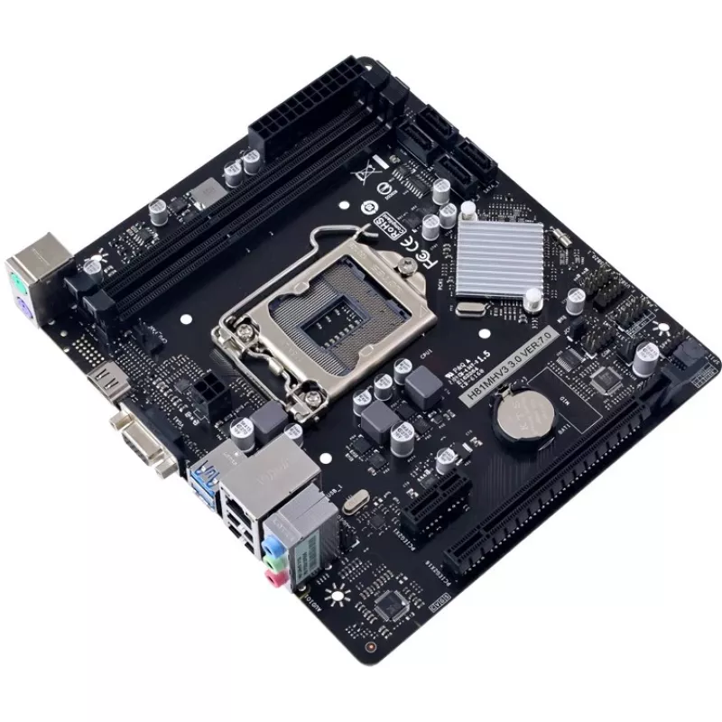 Mātesplate BIOSTAR H81MHV3 3.0 — Micro ATX, LGA 1150, Intel H81, 2x DDR3 DIMM (max 16 GB), SATA II/III, Gigabit LAN, HDMI, VGA
