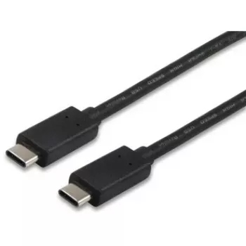 Equip USB 2.0 Type C kabelis, 1m, melns