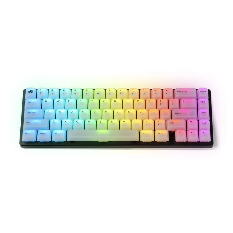 Mehānisko taustiņu komplekts Triton Glorious Polychroma RGB — 115 taustiņi, profilēts profils