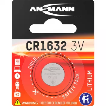ANSMANN 1516-0004 Buttonšūna CR1632 3V Litijs
