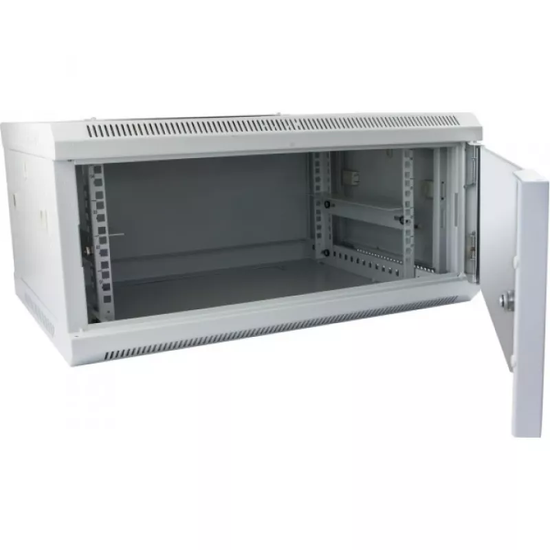 Sienas skapis ALLNET ALL-SMC6412GRAU 12U, 50 kg, atslēgas slēdzene, pelēks