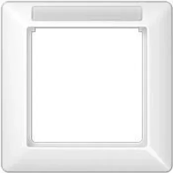 JUNG AS 581 BF INA WW. Produktfarbe: Weiß, Material: Thermoplast. Breite: 80,5 mm, Höhe: 80,5 mm (AS581BFINAWW)