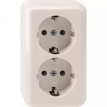 Kontaktligzda CEE 7/3 Merten MEG2421-8719 Balta