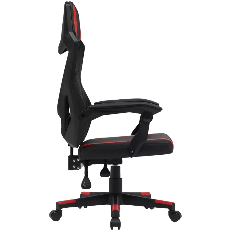 Canyon MCH01 Flow - ergonomisks spēļu krēsls - melns un sarkans