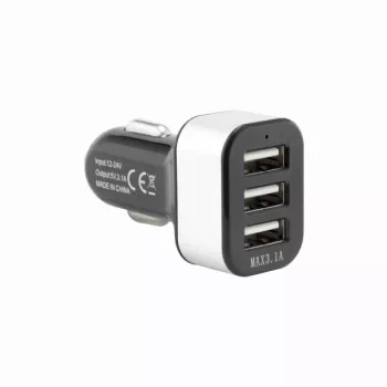 Sbox CC-331B 3.1A melns/pelēks auto lādētājs