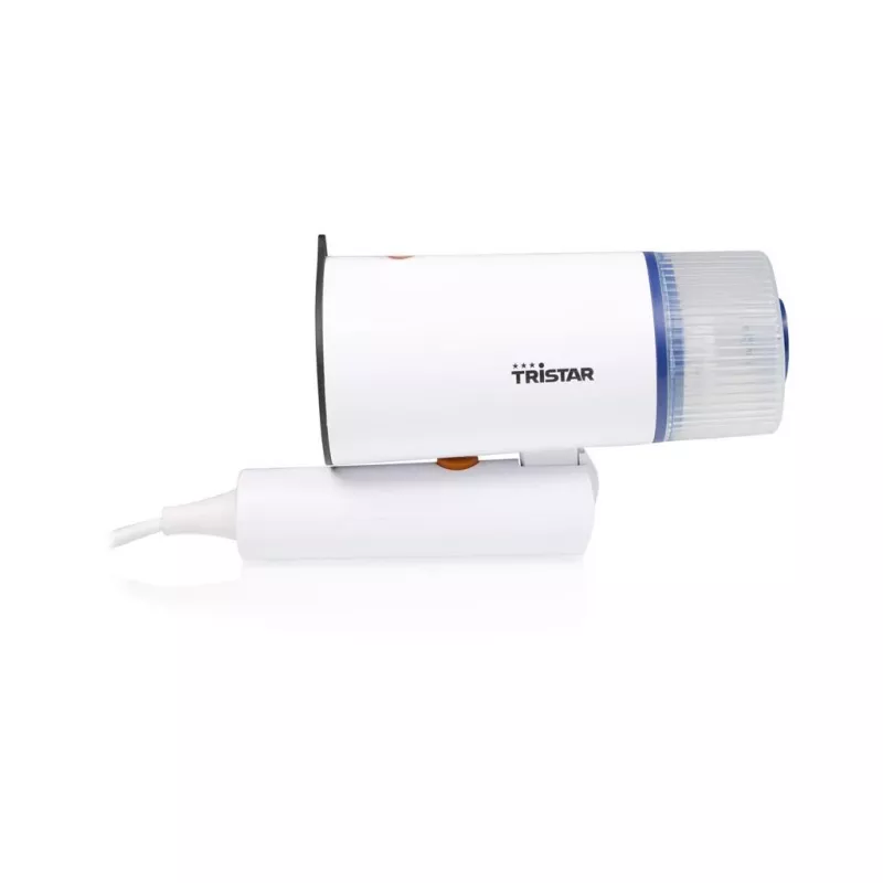 Rokas tvaika gludeklis Tristar ST-8960 — 1200 W, 0.11 L tvertne, 20 g/min tvaiks, salokāms rokturis, balts