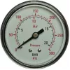 Manometrs Aerotec aizmugurējais savienojums ārējā vītne 1/4 collas modelis 9414582