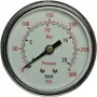 Manometrs Aerotec aizmugurējais savienojums ārējā vītne 1/4 collas modelis 9414582