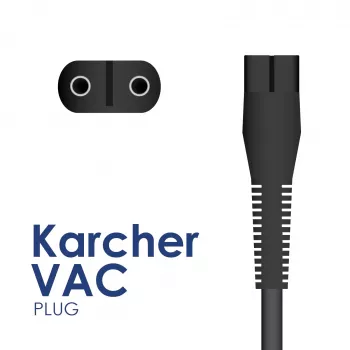 Akyga AK-PD-03 lādētājs Kärcher logu tīrītājiem (WV 1, WV 2, WV 5, KV 4, KB 5), 5,5 V, 600 mA, 1,5 m