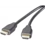 SpeaKa Professional HDMI savienojuma kabelis 2.00 m Audio Return Channel, apzeltīti kontakti, melns [1x HDMI spraudnis - 1x HDMI spraudnis] (SP-9024560)