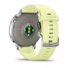 Garmin Venu 4 45 mm 010-03014-02 viedpulkstenis (sudraba, citronkrāsas silikona siksniņa)