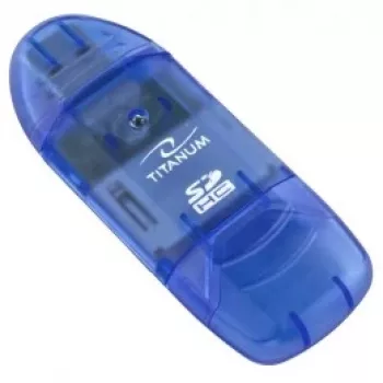 Karšu lasītājs Titanum TA101B USB 2.0, zils