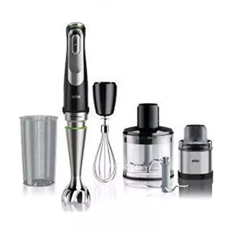 Braun MultiQuick 9 MQ9138XI 0.6 L rokas blenderis 1200 W Melns, Nerūsējošs tērauds