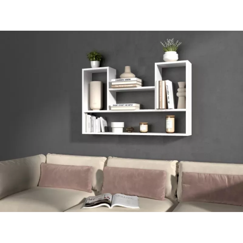 BILBAO 4P hanging rack 100x16x60 cm, Balts
