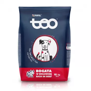 TEO Rich in liellopu gaļa - sausā suņu barība - 15kg