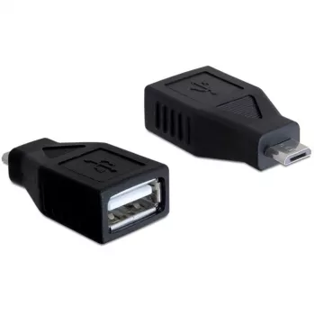 DeLOCK USB adapteris — USB Type A (siev.) uz Micro-USB Type B (vīr.) (65296)