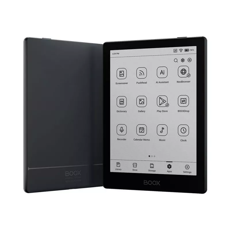 E-grāmatu lasītājs Onyx Boox Go 6, 6 collu (15,2 cm) E-ink Carta Plus, 1072×1448, 32 GB, 2 GB RAM, Android 11, Dual-band Wi-Fi, Bluetooth 5.0, MicroSD, USB-C, Melns