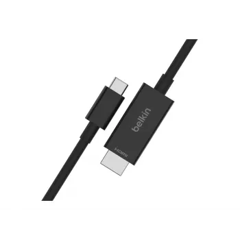 Belkin AVC012bt2MBK USB-C uz HDMI kabelis 2m Melns