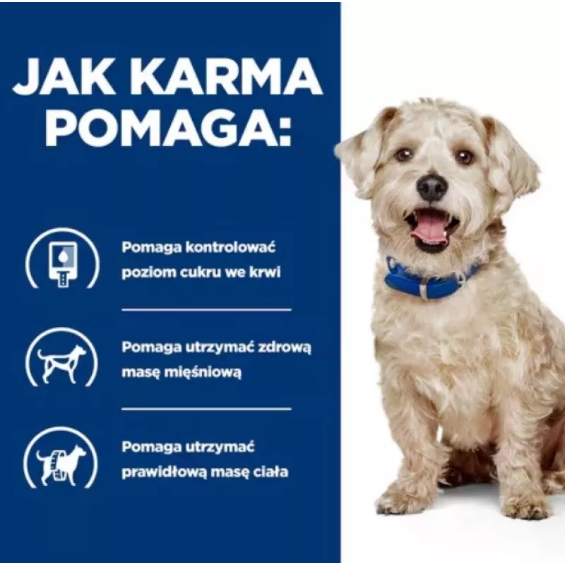 HILL'S Prescription Diet Diabetes Care Chicken - mitrā suņu barība - 370g