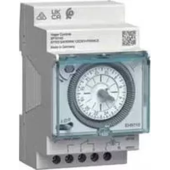 Hager elektromehāniskais taimeris EHN110 bez rezerves, ikdienas taimeris 1W 16A 1
