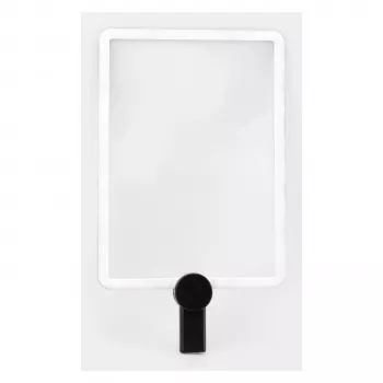Rokas LED palielināmais stikls RealPower HL-1, 5× palielinājums, barošana no akumulatora (5 V, 1 A)
