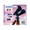 Epson 502/502XL oriģinālais tintes kasetņu komplekts, 4 kasetnes: melna, dzeltena, ciāna, fuksīna, 19,1 ml (C13T02W94010)