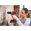 BLACK & DECKER Bezvadu Urbjmašīna/Skrūvgriezis ar 2.0 Ah/4.0 Ah Akumulatoru | BCD003MEM2K-QW | 18 V | 2.0/4.0 Ah | Litija