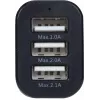 Auto lādētājs TECHNISAT CARCHARGER TRIPLE USB C ar trim USB-C/USB-A portiem