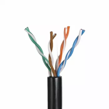 Alantec KIU5OUTS305Q tīkla kabelis melns 305 m Cat5e U/UTP (KIU5OUTS305Q)