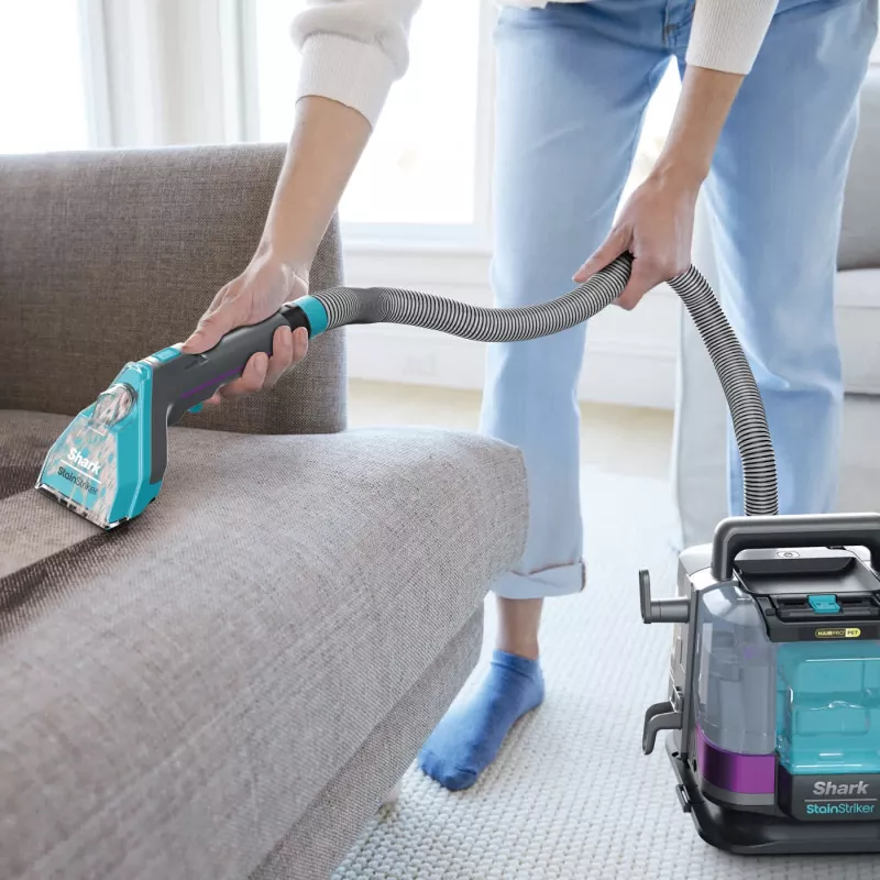 Shark StainStriker HairPro Pet PX250EUT rokas traipu tīrītājs matiem un traipiem — rokas tīrītājs, mērķtiecīga plankumu apstrāde