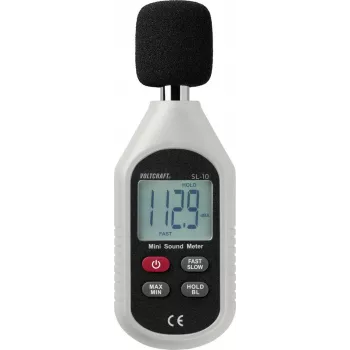 VOLTCRAFT skaņas līmeņa mērītājs SL-10 30 - 130 dB 31.5 Hz - 8 kHz (VC-8314250)