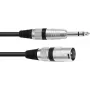 Audio kabelis Omnitronic 30225197 5m XLR (3-pin) 6.35mm Melns