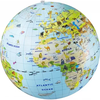 Caly Animal Globe Maxi Pievienojamais Globuss 50 cm, Daudzkrāsains