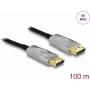 DeLOCK aktīvais optiskais kabelis DisplayPort 1.4 8K 100 m