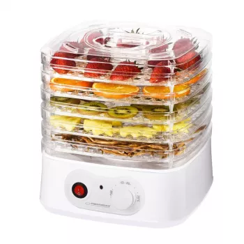 Esperanza EKD004 pārtikas žāvētājs, caurspīdīgs, balts, 250 W