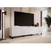 TV skapis cama meble BARI 200x42x52 balts matēts — 200×42×52 cm