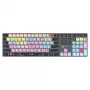 Mehāniska stila pilnizmēra tastatūra LogicKeyboard LKB-PT-TPC, USB + Bluetooth, QWERTZ vācu, Melna