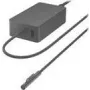 Microsoft 127 W barošanas bloks - EMEA - Melns - komerciāls - Surface Book, Book 2, Book 3, Go, Go 2, Laptop, Laptop 2, Laptop 3, Pro 6, Pro 7, Pro X (USY-00005)